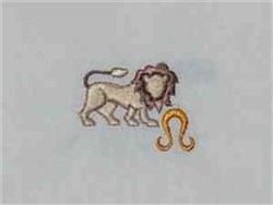 quick stitch cat machine embroidery pattern - Leo perfect for decorative pillow covers