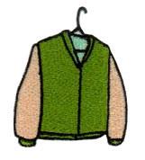 jacket beginner-friendly machine embroidery - Letter Jacket for decorative pillow covers