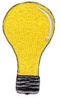 quick stitch bulb machine embroidery pattern - Light Bulb perfect for Notebook Covers