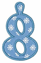 quick stitch lowercase machine embroidery pattern - Lowercase g for Seasonal Crafts