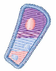 comma quick stitch machine embroidery - Polka Dot Comma for decorative pillow covers