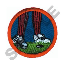 PUTTING CREST - 4x4 crest beginner-friendly machine embroidery design for Golf Caps