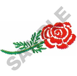 quick stitch rose machine embroidery pattern - ROSE for decorative pillow covers