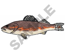 SAUGER - 5x7 sauger beginner-friendly embroidery design for decorative pillow covers