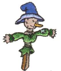 Scarecrow - 4x4 scarecrow beginner-friendly embroidery design for decorative pillow covers