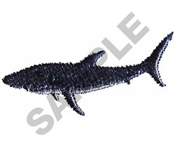 quick stitch shark machine embroidery pattern - SHARK perfect for kitchen aprons