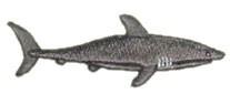 Shark - 4x4 shark beginner-friendly machine embroidery design for reusable tote bags