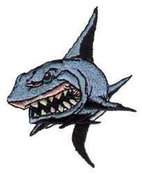 Shark - 4x4 shark beginner-friendly machine embroidery design for reusable tote bags