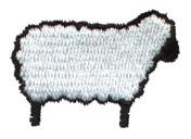sheep quick stitch machine digital embroidery - Sheep perfect for reusable tote bags