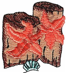 STARFISH ON DOCK POSTS