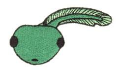 tadpole beginner-friendly machine embroidery - Tadpole perfect for Nursery Decor