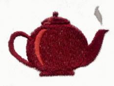 quick stitch pot machine embroidery pattern - Tea Pot perfect for kitchen tea towels