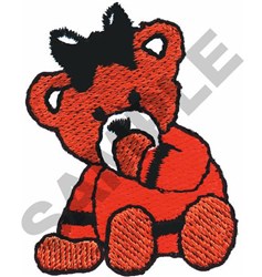 beginner-friendly bear cub machine embroidery pattern - TEDDY BEAR for Kids Pajamas