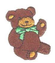 Teddy Bear - 4x4 bear beginner-friendly machine embroidery design for cute baby onesies