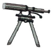 Telescope - 4x4 telescope quick stitch machine embroidery design for reusable tote bags