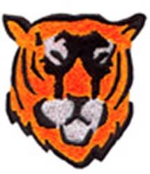 Tiger - 4x4 tiger beginner-friendly machine embroidery design for Team Apparel
