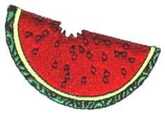 Watermelon Slice - 4x4 slice beginner-friendly embroidery design for Beach Towels