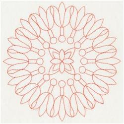 pattern redwork machine embroidery - Redwork Circle Pattern for patchwork quilt blocks