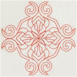 quick stitch pattern redwork machine embroidery pattern - Redwork Pattern for kitchen tea towels
