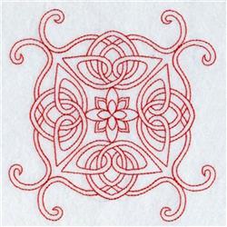 Redwork Pattern - 4x4 pattern redwork machine embroidery design for kitchen tea towels