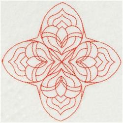 quick stitch pattern redwork machine embroidery pattern - Redwork Pattern for Tablecloths