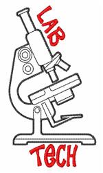 Lab Tech - 5x7 tech beginner-friendly machine embroidery design perfect for Caps
