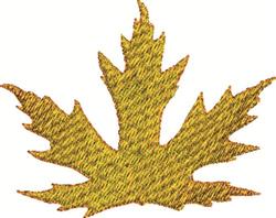 beginner-friendly tree machine embroidery pattern - Maple Leaf for decorative pillow covers