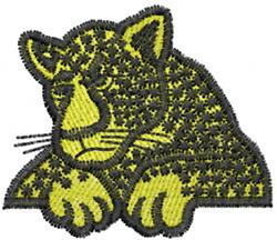 Leopard Outline Embroidery Design