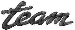 quick stitch text machine digital embroidery pattern - Team text perfect for Jackets