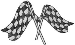 beginner-friendly flag machine embroidery pattern - Wave Flag perfect for Jackets