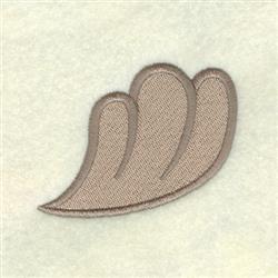 Abstract shape with flowing curves in muted beige on a soft cream background, showcasing minimalist elegance.