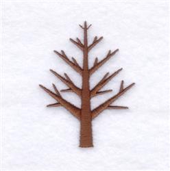 quick stitch tree machine embroidery pattern - Bare Tree for decorative pillow covers