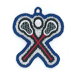 Lacrosse Sticks Embroidery Design