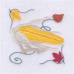 Corn - 4x4 corn detailed machine embroidery design perfect for kitchen tea towels
