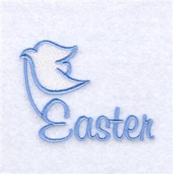 beginner-friendly easter bird machine embroidery pattern - Easter Dove Easter for Holiday Decor