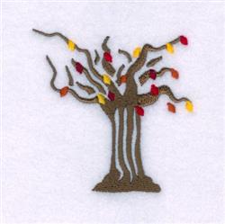 tree beginner-friendly machine embroidery - Fall Tree Stencil for patchwork quilt blocks