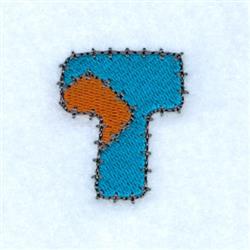 patch beginner-friendly machine digital embroidery - Patch T perfect for kitchen aprons