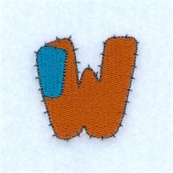 patch beginner-friendly machine embroidery - Patch W perfect for patchwork quilt blocks