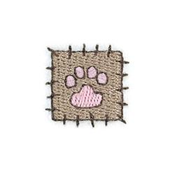 quick stitch patch machine embroidery pattern - Paw Patch for decorative pillow covers