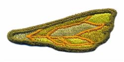 detailed wing FSL lace machine embroidery pattern - 3-D Dragonfly Wing for kitchen aprons