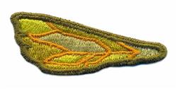 wing FSL lace machine embroidery - 3-D Dragonfly Wing for patchwork quilt blocks