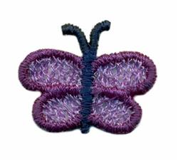 quick stitch butterfly FSL lace machine embroidery pattern - 3-D Mini Butterfly Front for reusable tote bags