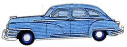 48 Chrysler - 6x10 chrysler detailed embroidery design for Holiday Decorations