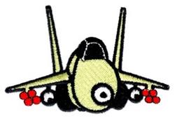 view beginner-friendly machine embroidery - Airplane Front View for Event Decor