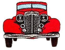 Antique Car - 4x4 car beginner-friendly embroidery design for reusable tote bags