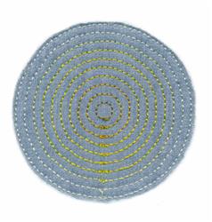 circle applique machine embroidery - Applique Circle for decorative wall hangings