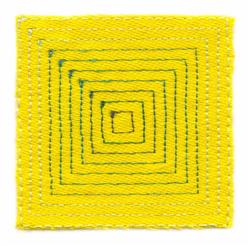Applique Square - 4x4 square applique machine embroidery design for reusable tote bags