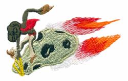 rider beginner-friendly machine embroidery - Asteroid Rider for patchwork quilt blocks