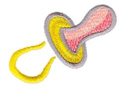 pacifier beginner-friendly machine embroidery - Baby Pacifier for Nursery Decor