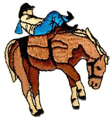 rider beginner-friendly machine embroidery - Bareback Rider for decorative pillow covers
